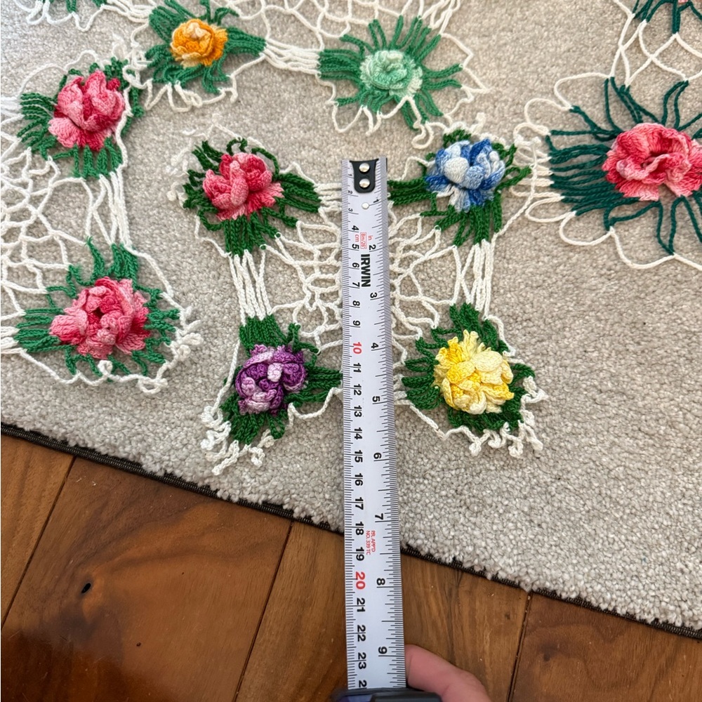 Floral Crochet handmade - Multicolor - Picture 3 of 4